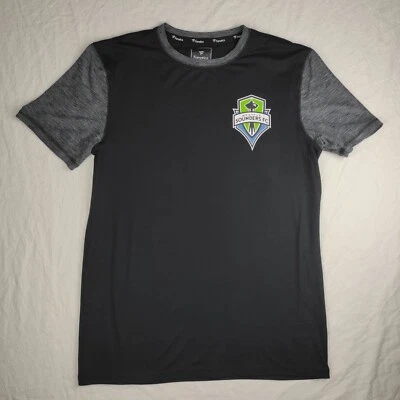 Camiseta Fanatics Seattle Sounders Mediana Negra/Gris MLS Foto 1 de 4