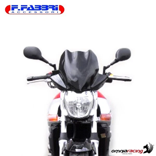 Fabbri Sport/Naked/Touring dark fume windshield for Suzuki GSR600 2006-2010 - Immagine 1 di 1