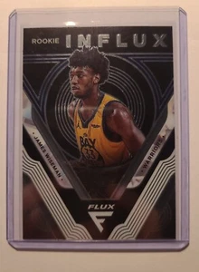 Tarjeta de novato James Wiseman 2020-21 Panini Flux ROOKIE INFLUX insertada #3 - Imagen 1 de 12