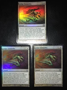 MTG - 3x Judge Unworthy (Folie) - Future SIght - Neuwertig - Bild 1 von 1