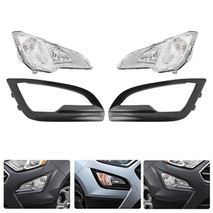 1 par de faros antiniebla halógenos izquierda+derecha con biseles de cubierta para Ford EcoSport 2018-2022 - Imagen 1 de 24
