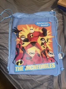 Walt Disney "Die Unglaublichen" Kordelzugbeutel Rucksack Tasche sehr guter Zustand - leicht gebraucht - Bild 1 von 5