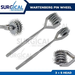 Wartenberg Neuro Pinwheel Set Diagnostic Instruments 3 & 5 Head German Grade - Picture 1 of 9