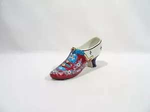 CERAMIC ENAMELED CERAMIC SHOE FEATHER SHOE SHOE - Picture 1 of 10