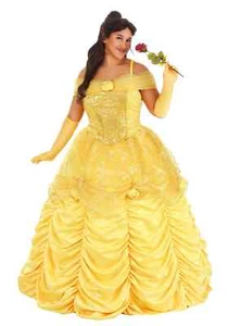 Women's Plus Size Premium Belle Costume - Picture 1 of 1