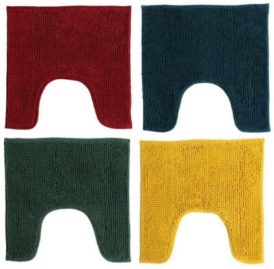 Urban Living WC-Vorleger mit Ausschnitt Toilettenvorleger Klovorleger Teppich - Bild 1 von 4