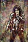 Affiche Alice Cooper 12x18 pouces, Alice Cooper hommage art impression livraison gratuite États-Unis