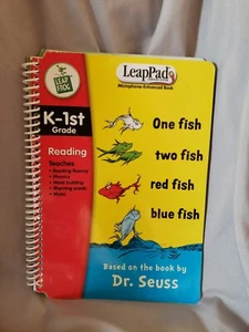 Leap Frog Leap Pad K - 1st Dr. Seuss ONE FISH TWO FISH Book Only - Picture 1 of 4
