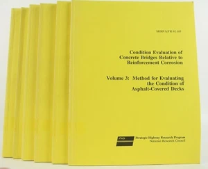 Condition Evaluation of Concrete Bridges Re: Reinforcement Corrosion, Vols. 2-7 - Picture 1 of 12
