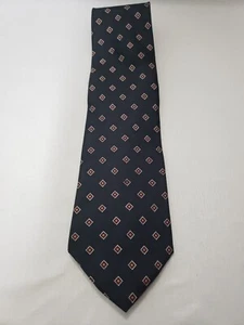 Givenchy Tie 57" Black Red Squares - Picture 1 of 2