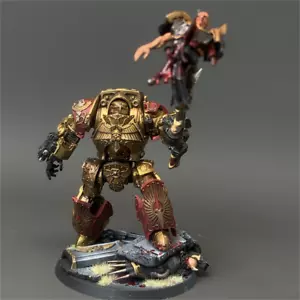Warhammer 40K Achillus Dreadnought Adeptus Custodes Prevendita Galleria Dipinta Esercito - Foto 1 di 11