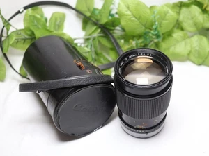 ⭐Canon FD 135mm f/2.5 S.C. Lens with Original Leather Case – Good Condition - Bild 1 von 5