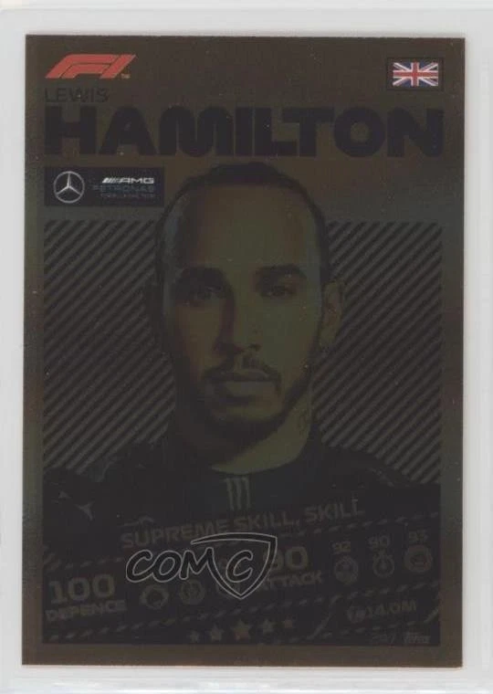 2021 Topps F1 Turbo Attax Supreme Skill Lewis Hamilton #247 - Image 1 of 2