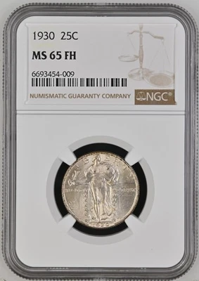 1930 Standing Liberty Quarter NGC MS-65 FH - Image 1 of 2