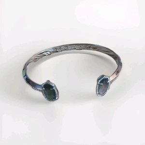 ❤️ Kendra Scott Davie Silberfarben Faux Dimond Cut Armreif Armband Schön ❤️ - Bild 1 von 7