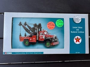 Mack B Series Wrecker Truck Texaco Replica, Corgi 1/50 Scale US52308, NIB - Picture 1 of 8