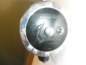 Vintage Penn Senator 113 4/0 Rolle schwarzer Griff - Bild 1 von 8