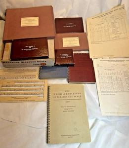 Wechsler Psychological Test 1940’s Bellevue Scale Form 2 IQ - Picture 1 of 20