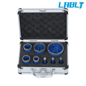 LABLT 8Pcs Diamond Drill Bit Beveling Porcelain Tile Marble Grinder Hole Saw - Picture 1 of 12