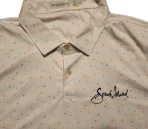 Peter Millar Poloshirt Herren XL weiß federleicht UPF Waben Golf Logo - Bild 1 von 8