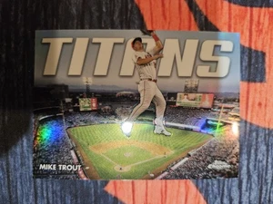 2023 Topps Chrome - Chrome Titans Mike Trout #CT-3 - Picture 1 of 2