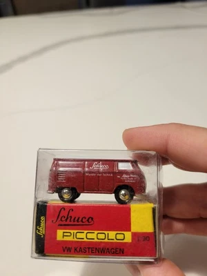 SCHUCO PICCOLO VOLKSWAGEN VW VAGÓN BUS SCHUCO MILAGRO DE LA TECNOLOGÍA ROJO 01323 Foto 1 de 2