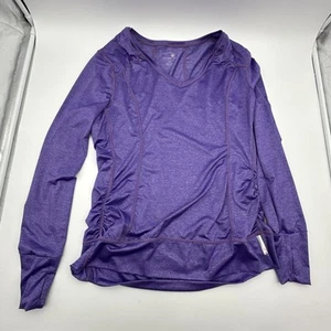 Tangerine Womens Purple Long Sleeve Pullover Athletic Shirt Size Large - Picture 1 of 5