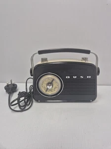 Radio Bush Classic AM/FM retrò nera modello AM66 radio portatile stile vintage  - Foto 1 di 12