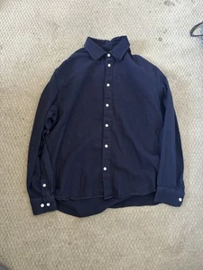 H&M Regular Fit Textured Button-Down Shirt - Size Large - Picture 1 of 3