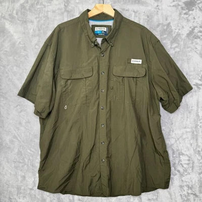Magellan Outdoors Shirt Mens 2XL Green Short Sleeve Fish Gear Relaxed Fit Hike - Image 1 of 4
