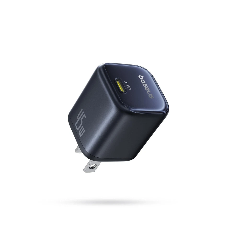 Cargador Baseus 45W, Bloque de Carga PicoGo C1 USB C Carga Rápida, Tipo Compacto... Foto 1 de 4