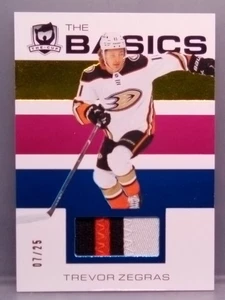Parche básico de la copa de la cubierta superior 2023-24 Trevor Zegras 25/07 #B-TZ Anaheim Ducks - Imagen 1 de 8