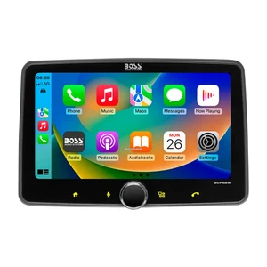 BOSS BCPA8 Wireless Apple CarPlay & Android Auto, 8" Single Din Touchscreen, BT - Picture 1 of 3