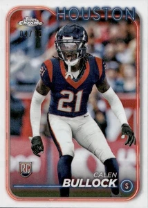 Calen Bullock Rookie - 2024 Topps Chrome Sapphire Football - White /15 #293 - Bild 1 von 2