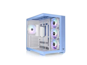 Thermaltake View 380 TG ARGB Hydrangea Blue ATX Case; 4x120mm ARGB Fans - Picture 1 of 5