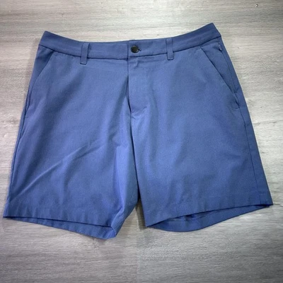 Pantalones Cortos Lululemon Para Hombres 32 Azul ABC Calce Clásico Golf Elastizados Informales LM7BGUS Foto 1 de 4