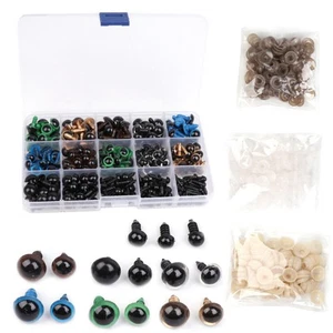 6/8/9/10/12mm Plastic Eyes Tools For Dolls Stuffed Animals Toys Decoration K - Picture 1 of 9