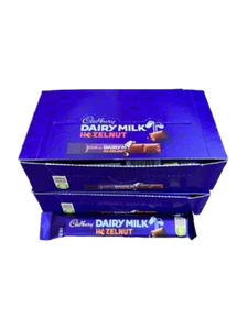 Cadbury Dairy Milk Hazelnut Bars 22g 2 Full Boxes of 12 (24 Bars) SEE DATES - Picture 1 of 3