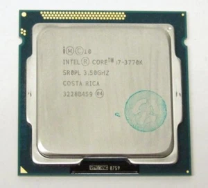 Intel I7-3770K 3.50GHz Quad-Core CPU Processor LGA1155 SR0PL - Photo 1/2