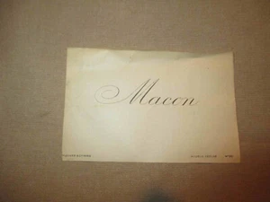 ancien étiquette Macon vin milieu XX ème - Picture 1 of 1