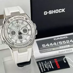 CASIO G-SHOCK GST-W310-7AJF Watch White Solar Analog Digital Men's Working Box - Picture 1 of 24
