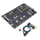 M2 KEY B-M mSATA SSD To SATA3.0 22pin Adapter for M.2 NGFF 2230-2280 SSD 2 in 1