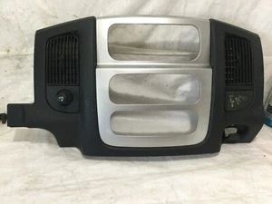 2002-2005 Dodge Ram 1500 Black /Silver Color Radio Dash Trim Bezel OEM - Picture 1 of 8