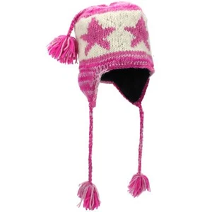 Wool Knit Earflap Tassel Hat LoudElephant Knitted Cap Warm Winter Dreds - Picture 1 of 71