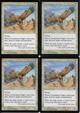 MTG: CLOUDCHASER EAGLE Tempest COMMON; played, Excellent condition x4