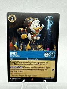 Disney Lorcana: Into The Inklands - Huey - Savvy Nephew - 145/204 - Raro - Casi nuevo - Imagen 1 de 2