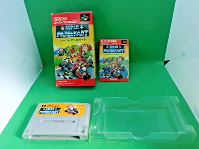 Super Mario Kart Nintendo Super Famicom SNES 〇 5-0203 - Image 1 of 4