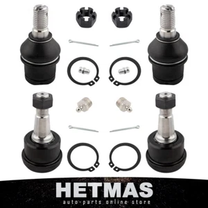 For Dodge Ram 2500 3500 4WD Set of 4 Front Suspension Lower Upper Ball Joints - Picture 1 of 12
