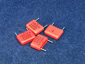 MKS4/0.47/63/1% (Pack of 4), 0.47µF Polyester Film Capacitor, 63V, 1 - Picture 1 of 1