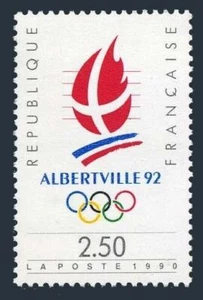 France 2206, MNH. Michel 2758. Olympics Albertville 1992, 1990. - Picture 1 of 1